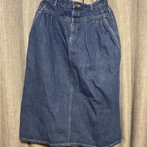 Vintage Denim Blue Women's Skirt Brand Lee, 80’s/Y2k